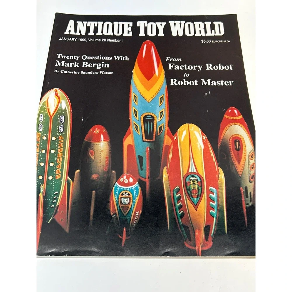 Antique Toy World Magazine 1999 Collection Lot Vintage‎ Toy Collector Reference